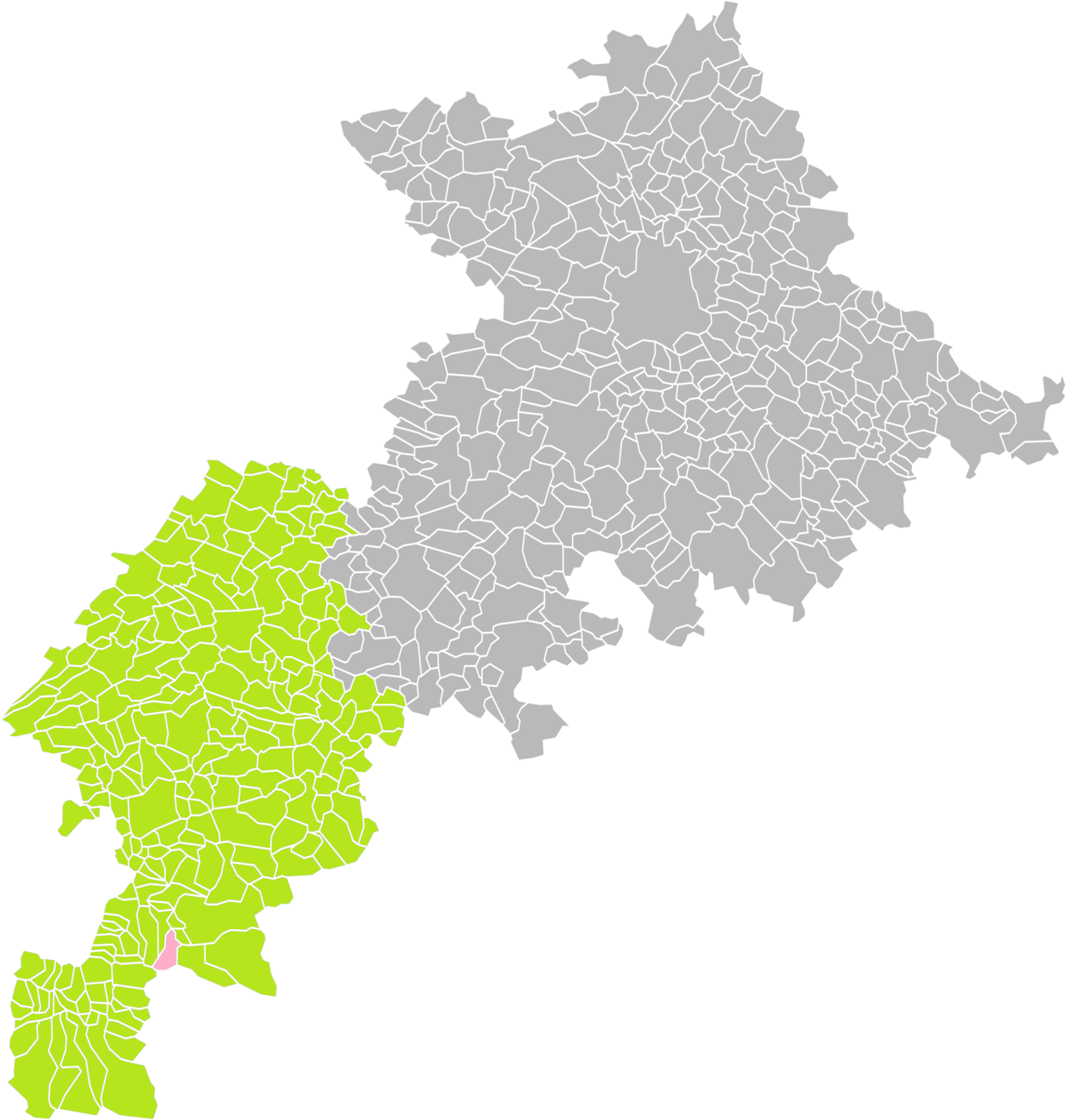 Arlos (Haute-Garonne) dans son Arrondissement