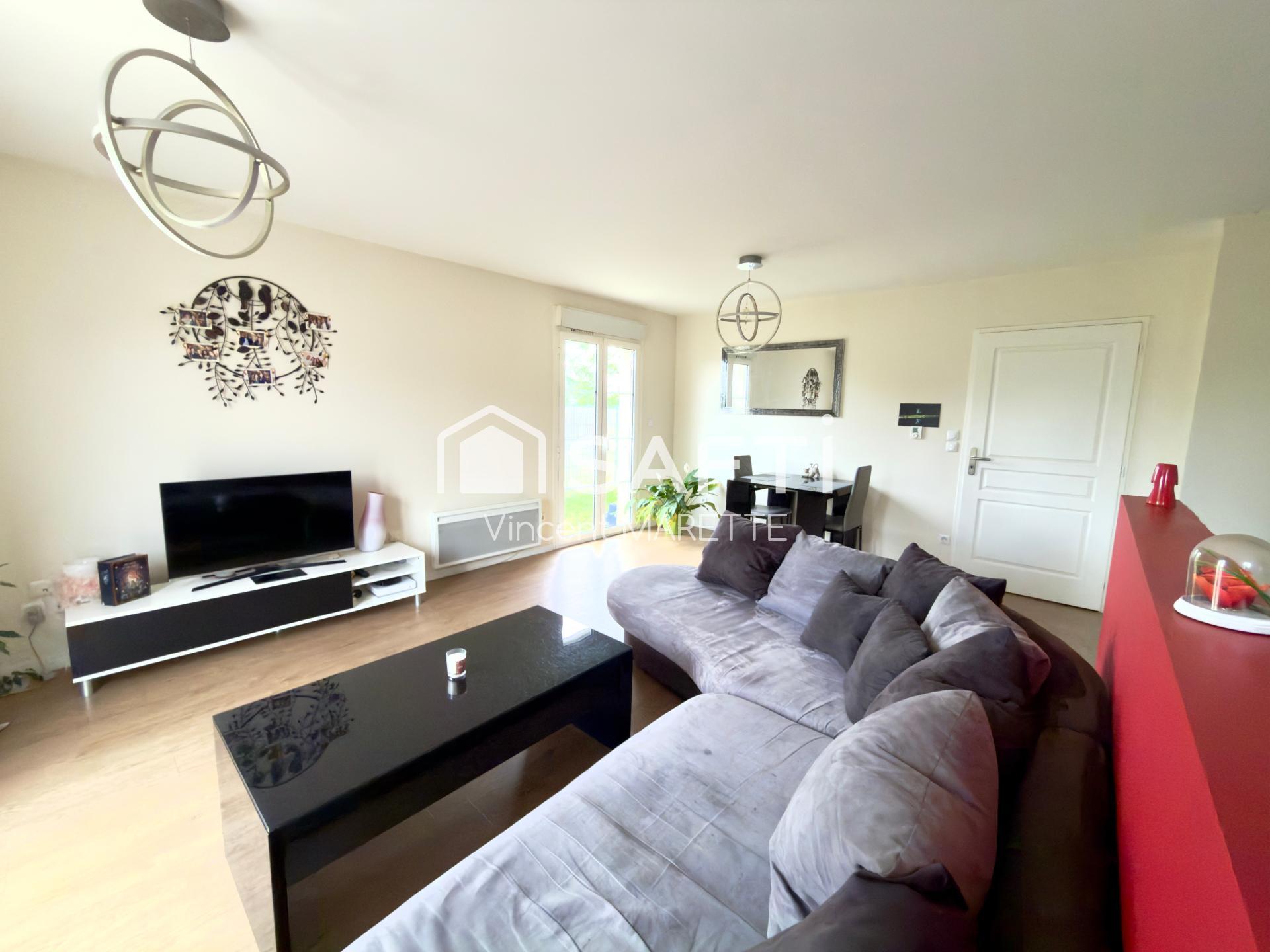 Rez-de-jardin 69 m² avec terrasse & jardin privatif 137 m²